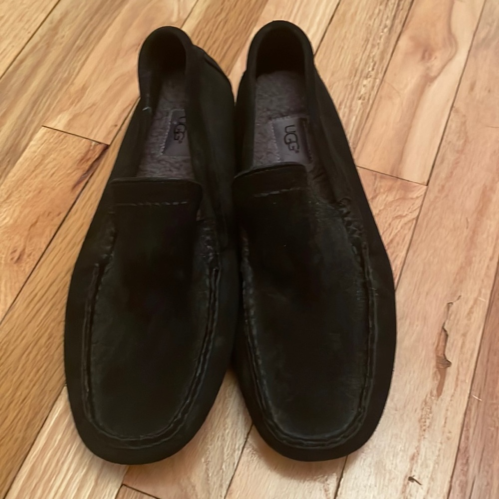 Alder Faux Shearling Lined Suede Slipper (Men) NEVER WORN!